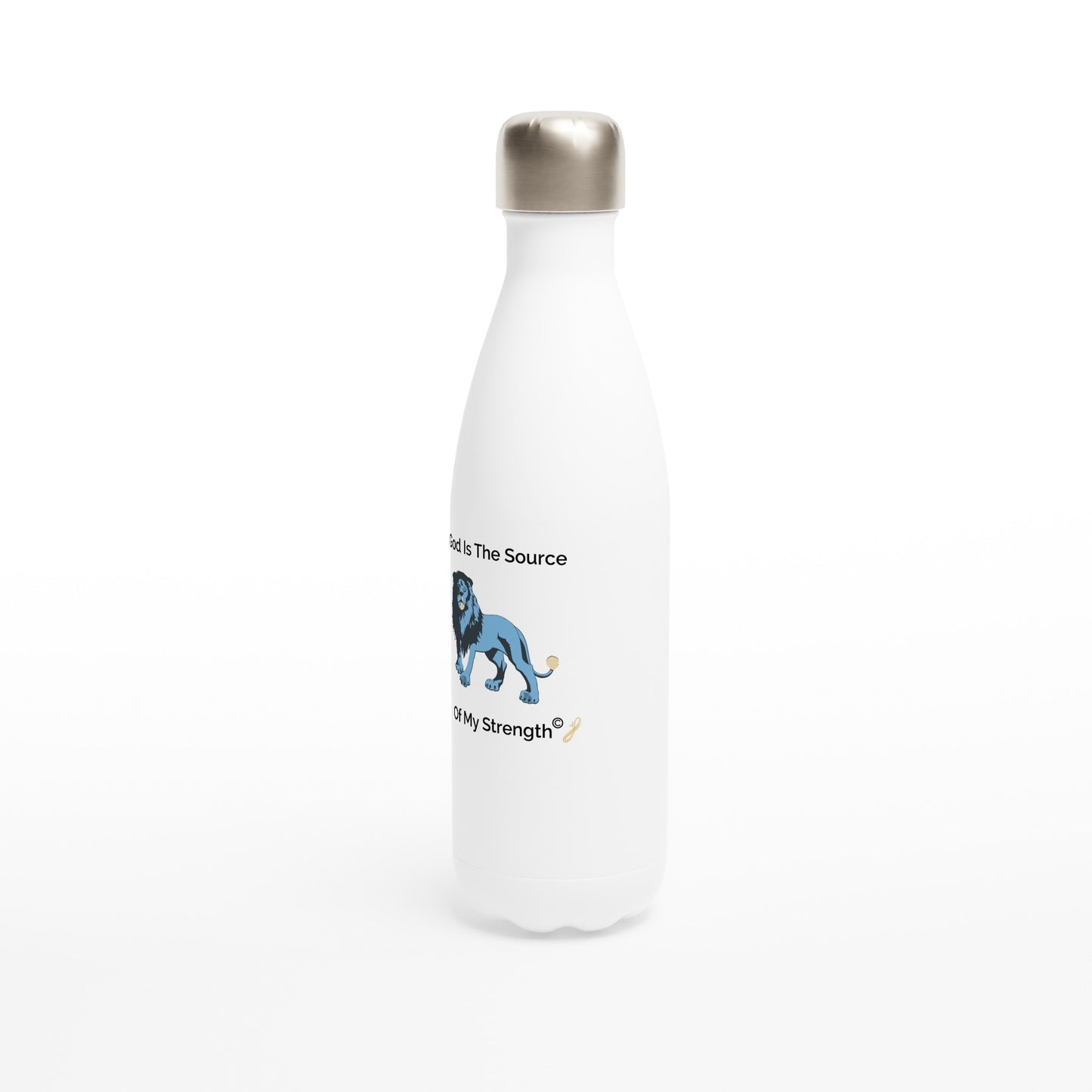 MindShift Water Bottle - God Is The Source Of My Strength - 17oz