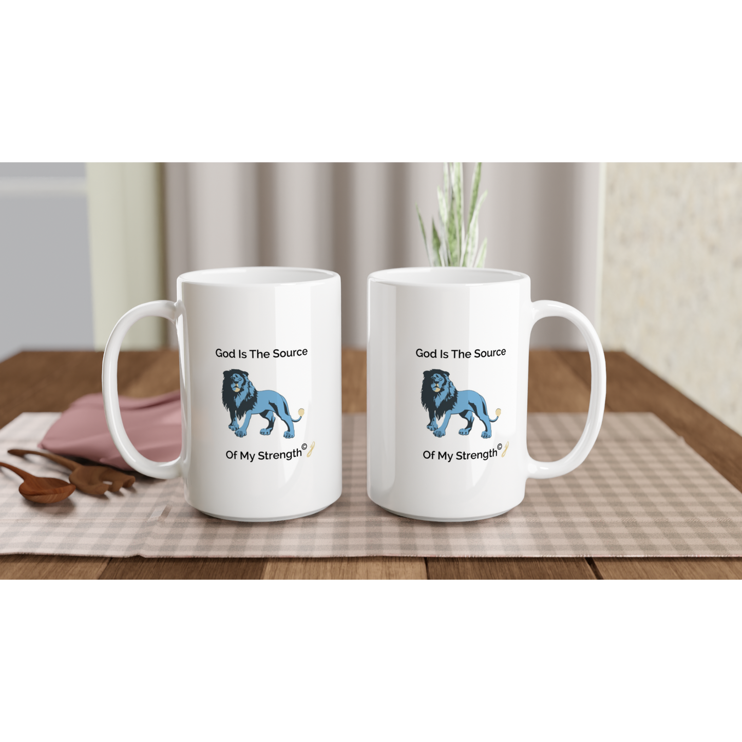 The MindShift Mug:  God Is The Source Of My Creativity