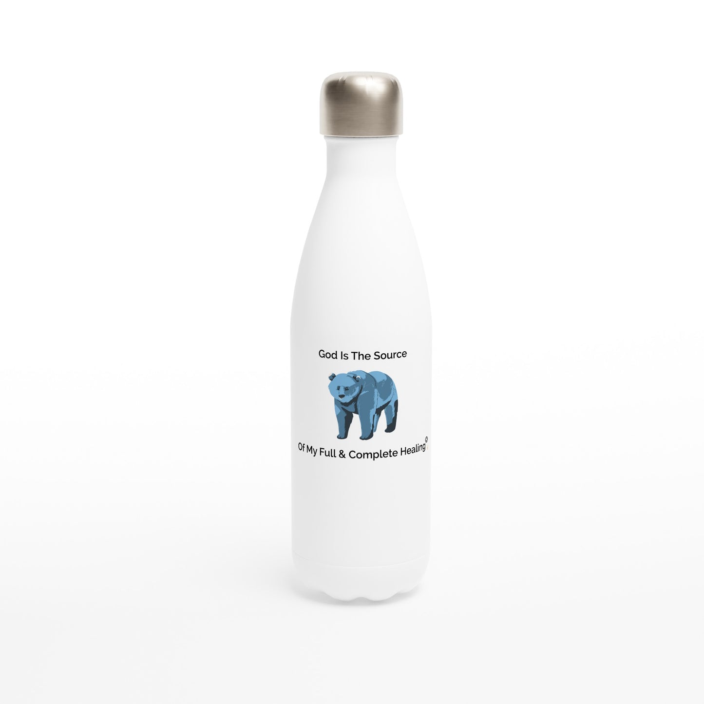 MindShift Water Bottle - God Is The Source Of My Full & Complete Healing - 17oz