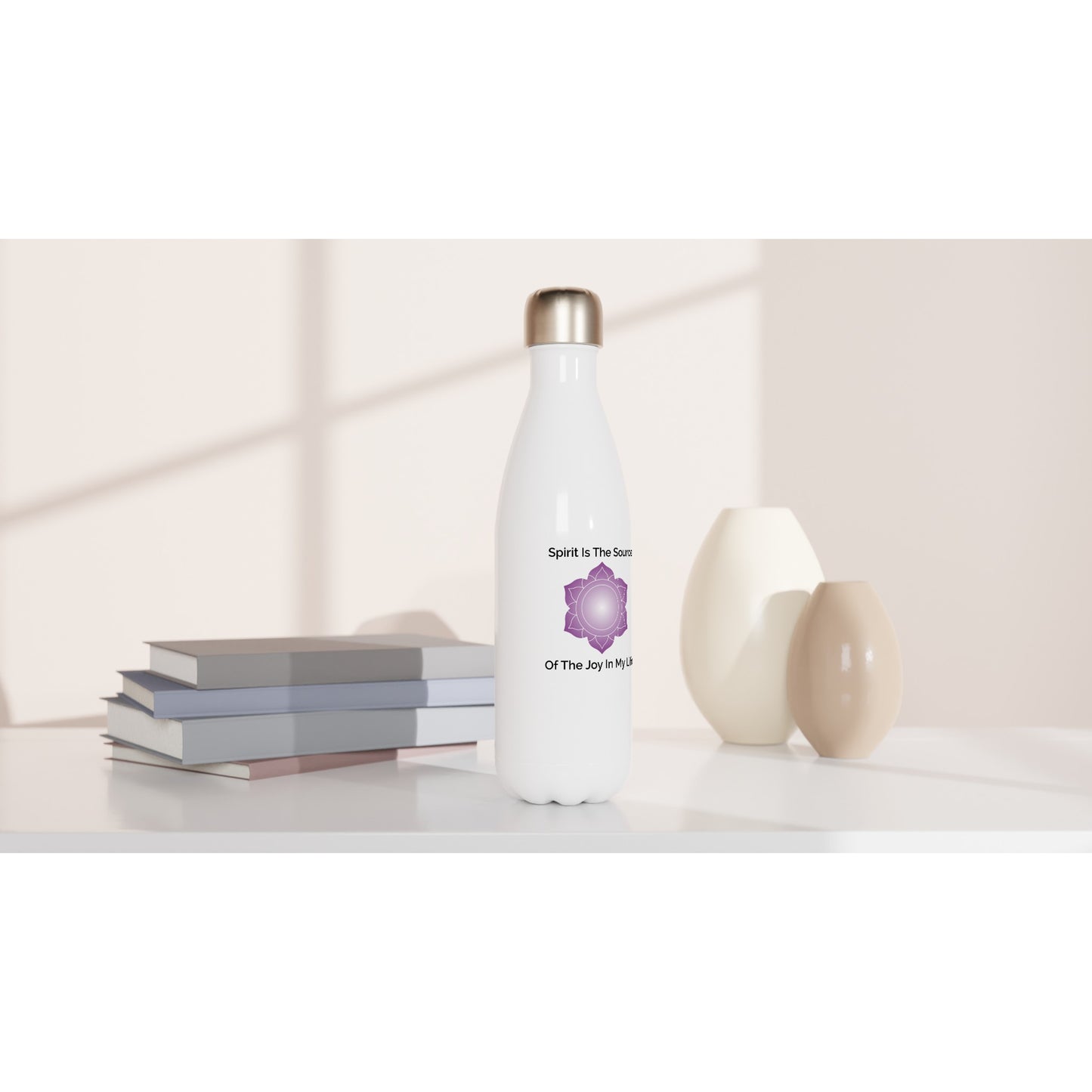 MindShift Water Bottle - Spirit Is The Source Of The Joy In My Life - 17oz