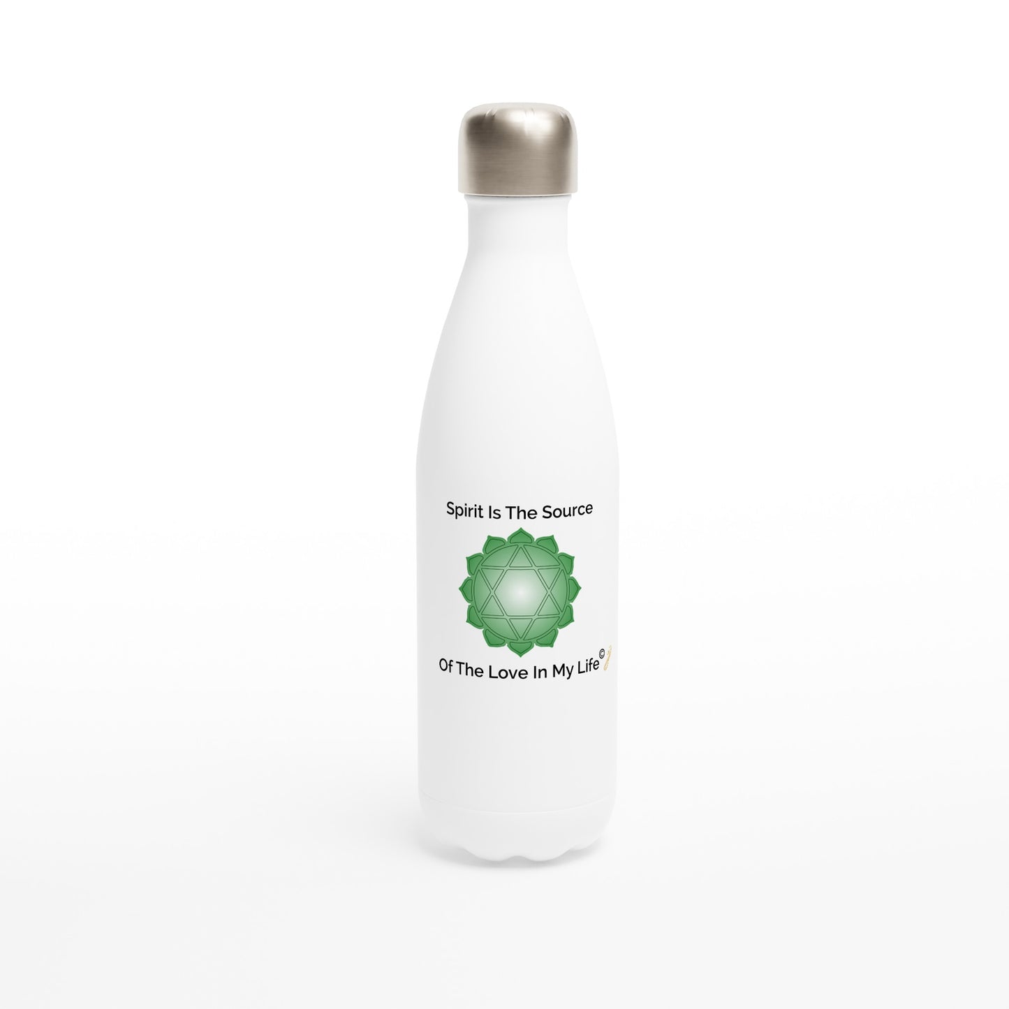 MindShift Water Bottle - Spirit Is The Source Of The Love In My Life - 17oz