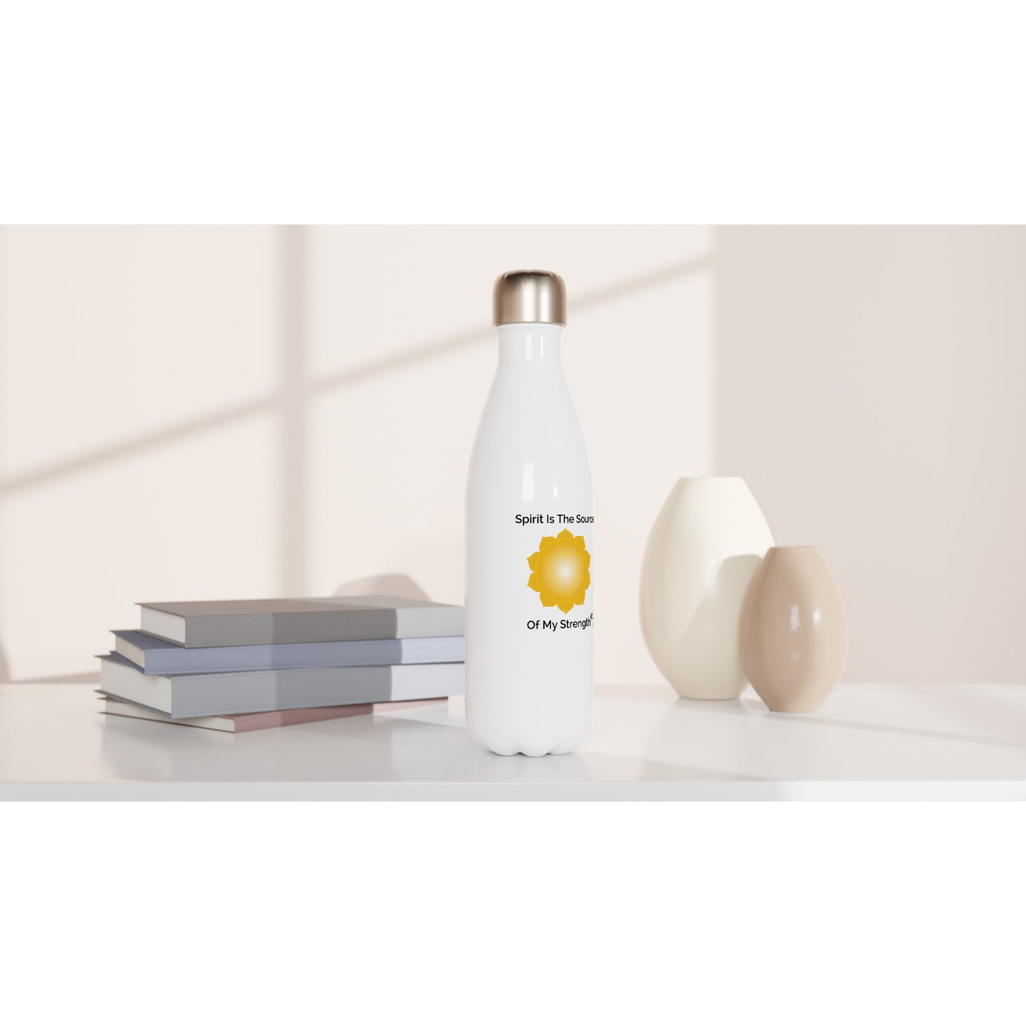 MindShift Water Bottle - Spirit Is The Source Of My Strength - 17oz